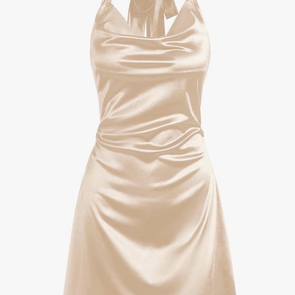 Be a Bombshell! Women's Cream Mini Dress